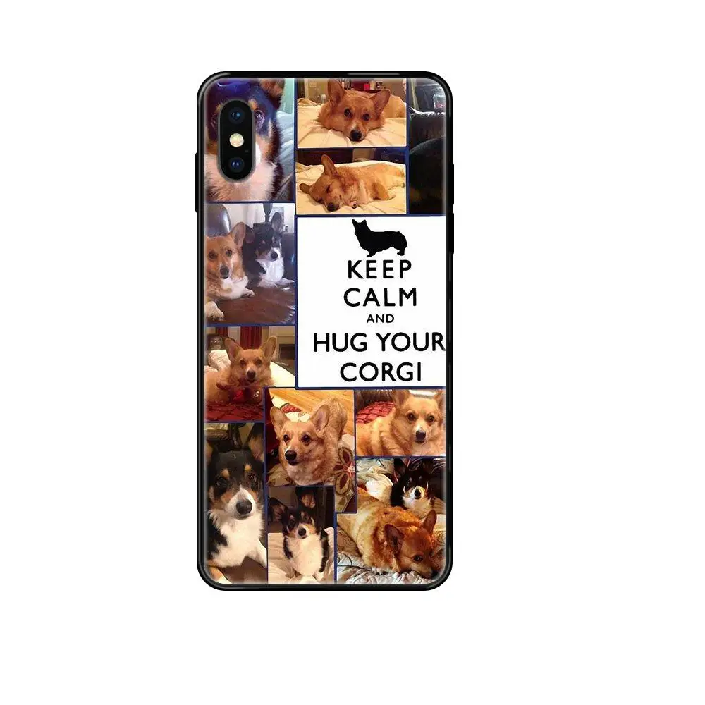 Для Huawei Honor 20 20I 20S 10 10I 6A 7A 7X 8C 8X 9 9A 9I 9X Lite Pro Keep Calm And Hug Your Corgi дешево настоящий черный