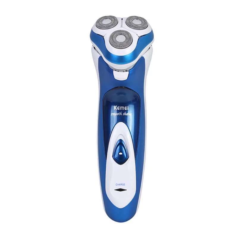 Моющаяся электробритва 3D бритва триммер для бороды и усов Мужская машинка