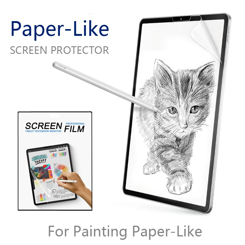 Бумага как Защитная пленка для экрана матовая ПЭТ Антибликовая живопись Apple iPad 9 7