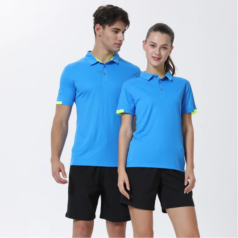 Быстросохнущая спортивная рубашка-поло с логотипом компании/принтом вышивкой