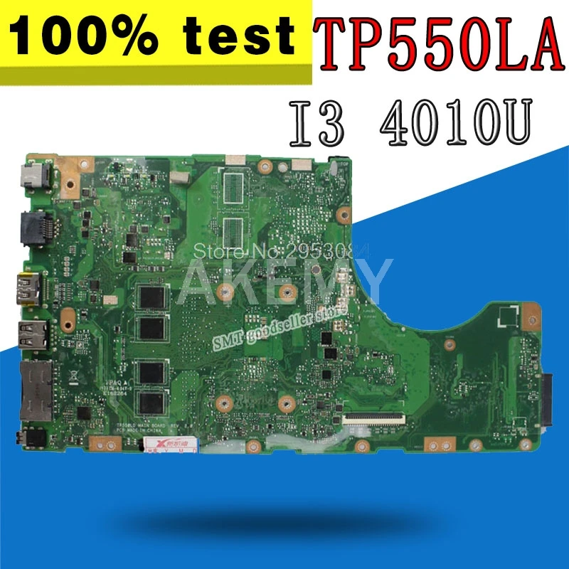 Оригинальная TP550LA материнская плата для ноутбука For Asus TP550LD REV2.0 I3 4010 Встроенная DDR3L