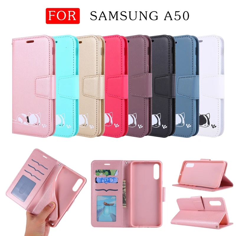 Чехол книжка для Samsung Galaxy A10 A20 A30 A40 A50 A70 S9 S10 J4 J6 Plus A7 A6 2018|Бамперы| |