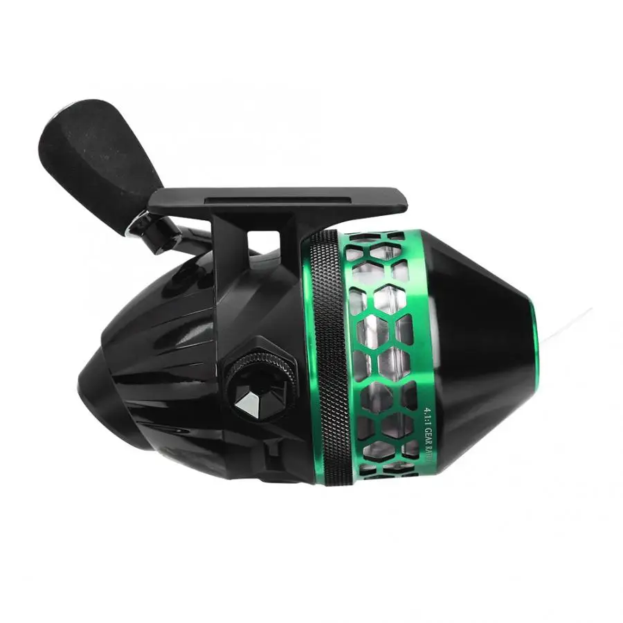 

Spinning Fishing Reel 4.1:1 Slingshot Fishing Reel Aluminium Alloy Shooting Fishing Wheel Shooting Closed Reel