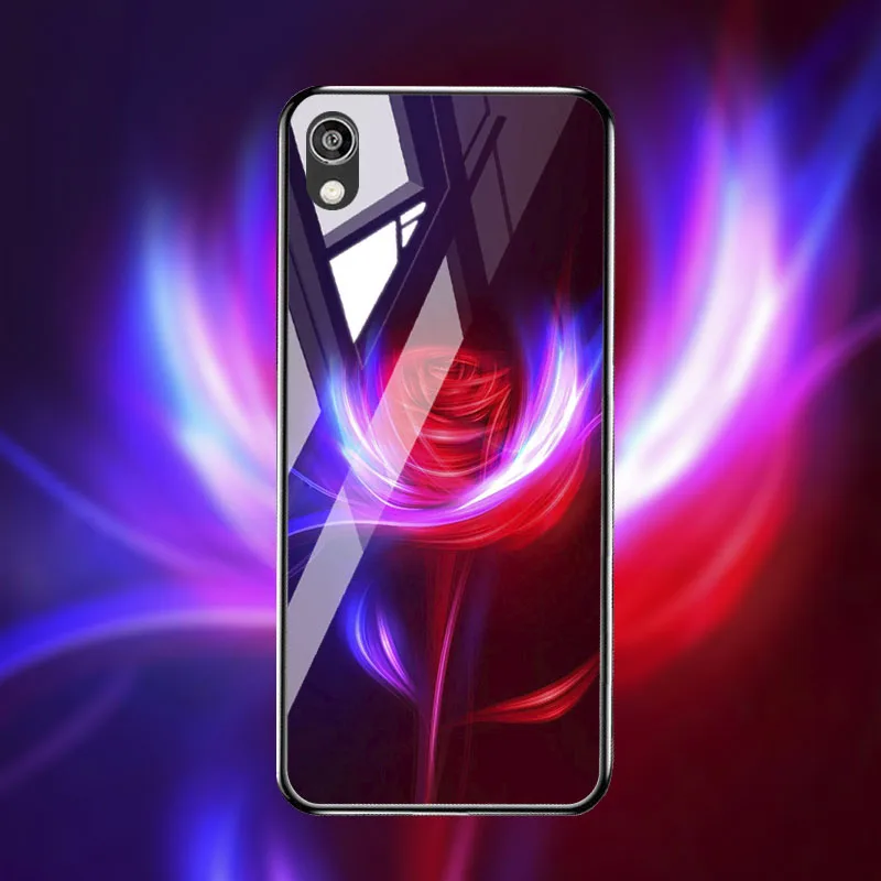 M069 Закаленное Стекло чехол для телефона для huawei Y5 Y6 PRO Y7 Y9 крышка Стекло чехол для huawei Y5 Y7 prime Y9 крышка - Цвет: M069