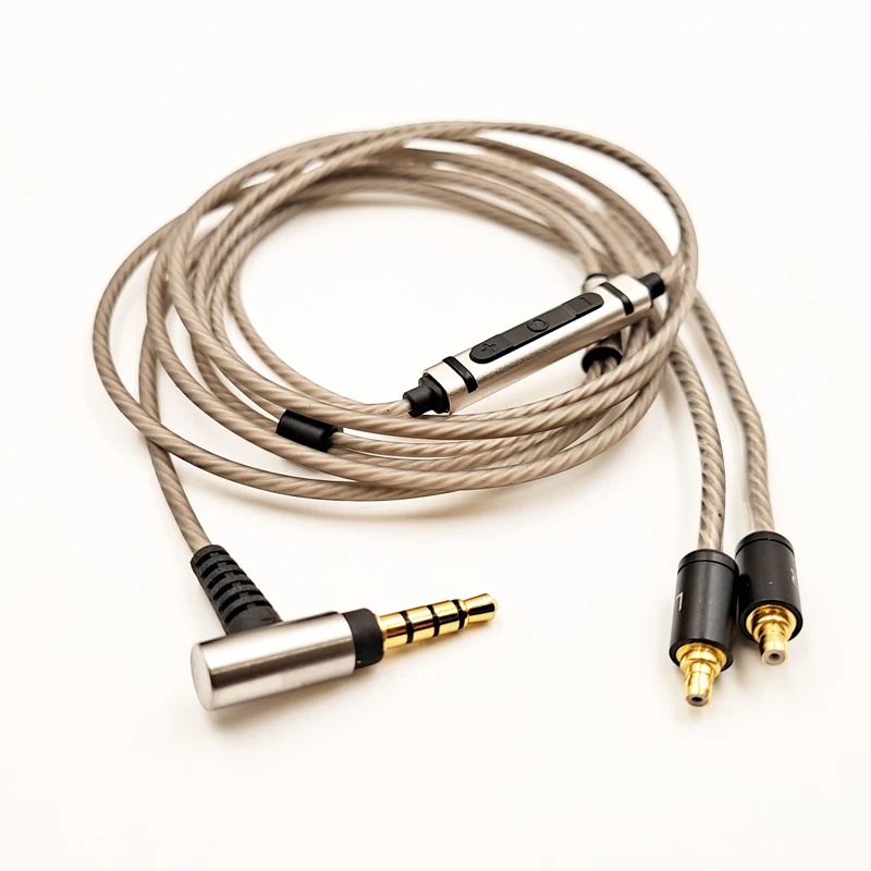 Новинка кабель для наушников Sennheiser IE100 IE400 IE500 100% высокочистый посеребренный