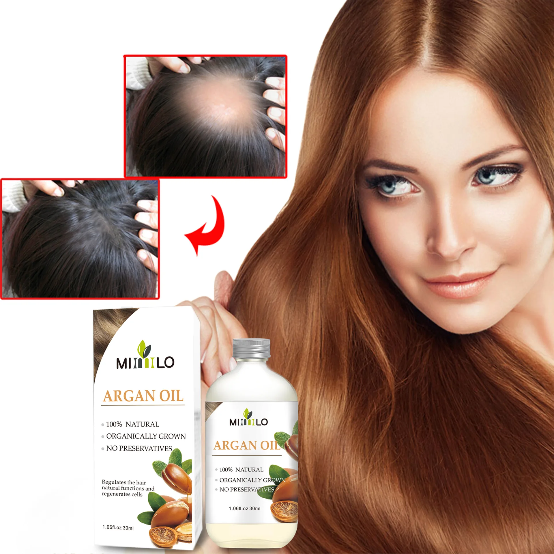 Argan Oil Color protection after dyeing fragile split care damage and scalding improve irritability 30ml | Красота и здоровье