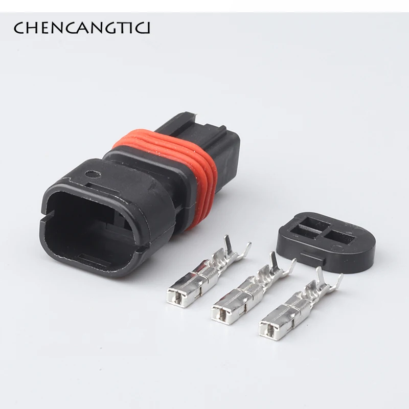 5 комплектов 3-контактный DJ7037B-1.5-21 автомобильный водонепроницаемый Коннектор с