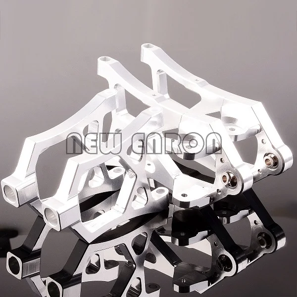 SILVER Алюминиевый Рычаг передний Подвески ENRON 85400 для RC 1/5 HPI Baja 5B SS двигатель Rovan King - Цвет: SILVER
