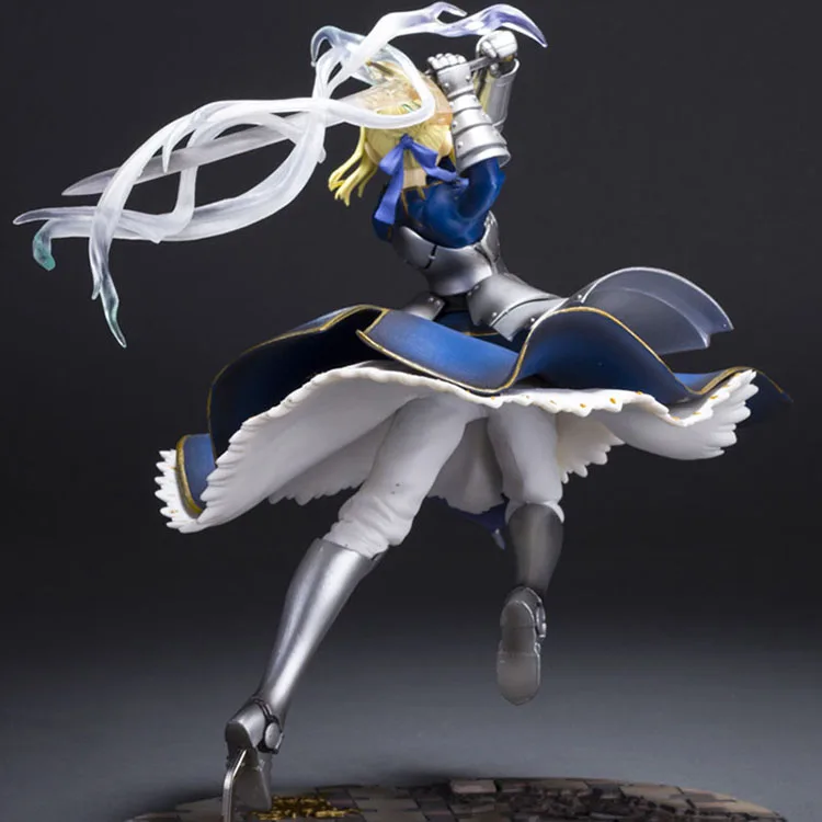 Аниме Fate Stay Night Saber Lily Excalibur ПВХ фигурка героя игры Рисунок Модель Коллекционная