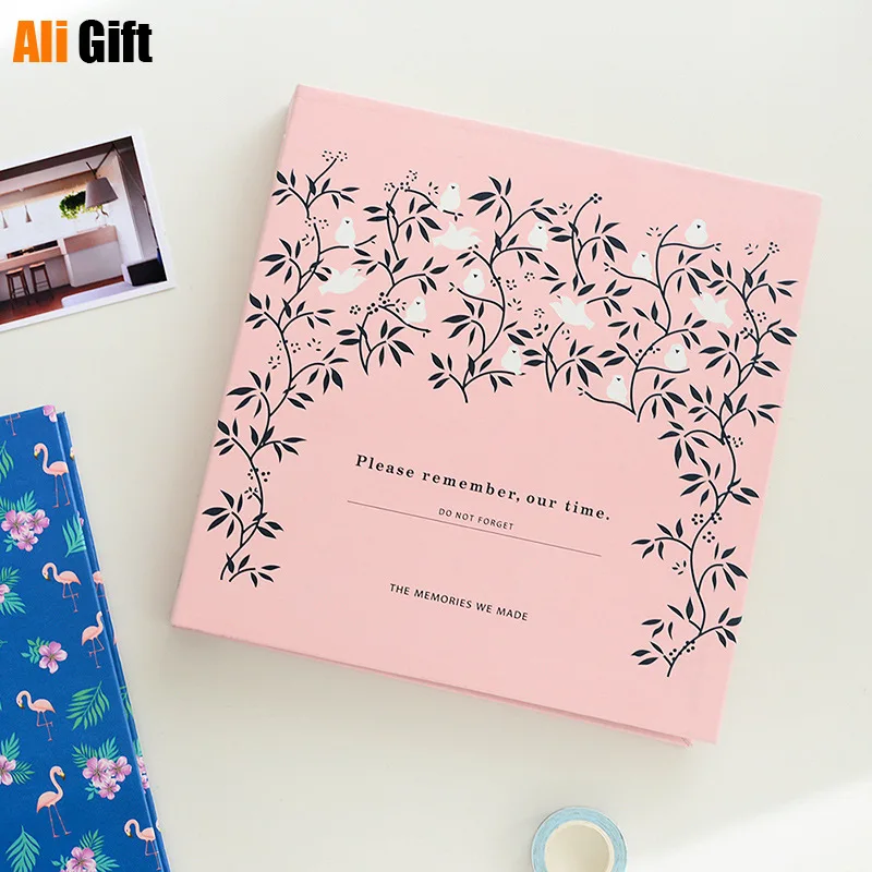 Фотоальбом самоклеящийся с листьями мультяшный стикер сделай сам для свадьбы