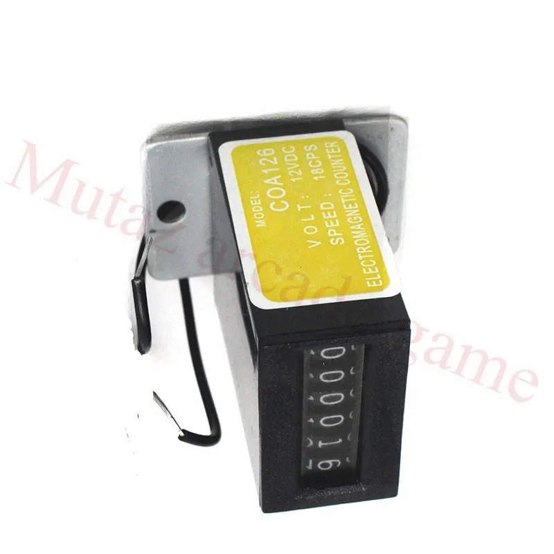 6 цифр 12 В механический счетчик монет для приемных аркадный шкаф торговые