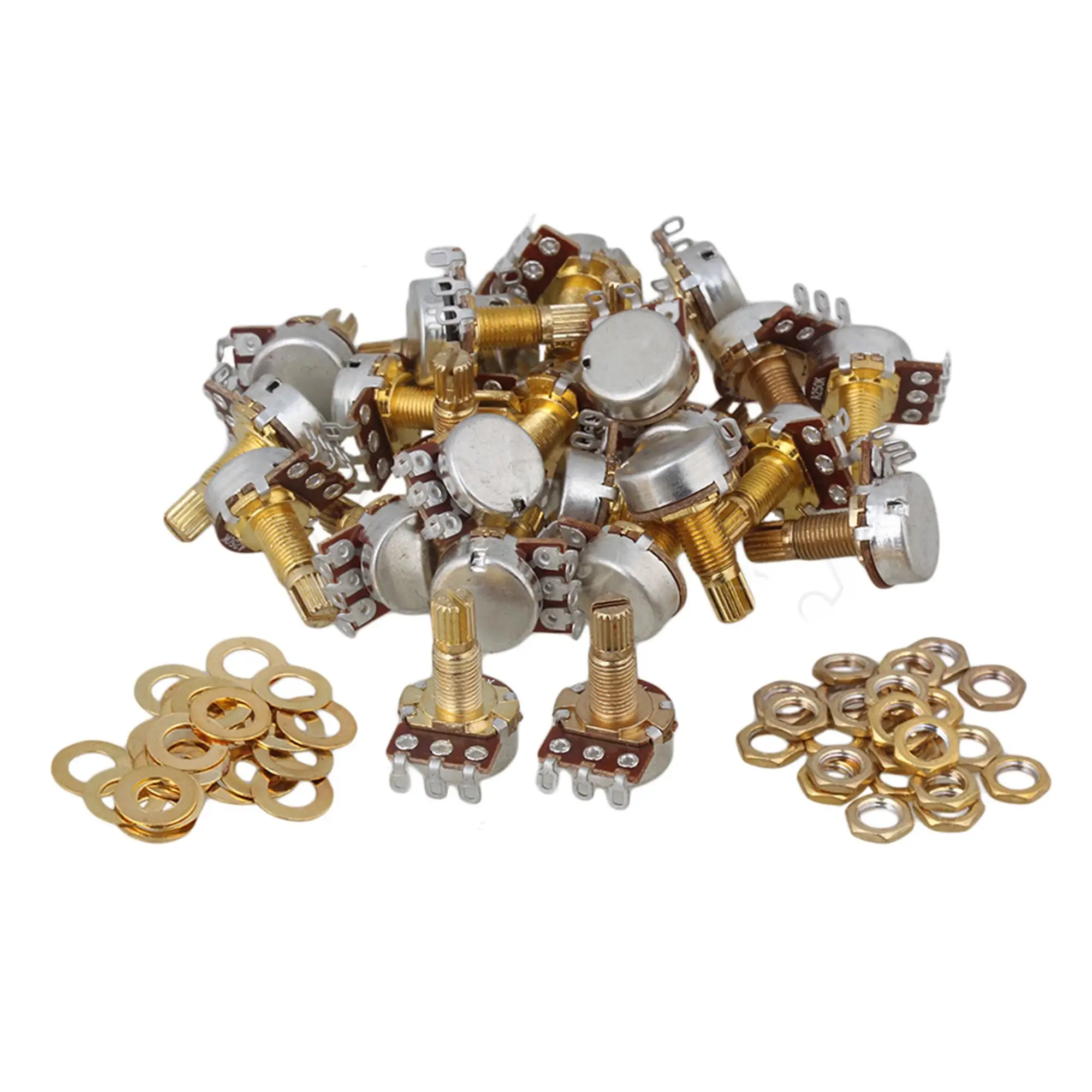

50x Guitar Parts Small Electronic Volume Button A250K Replacement for Guitar