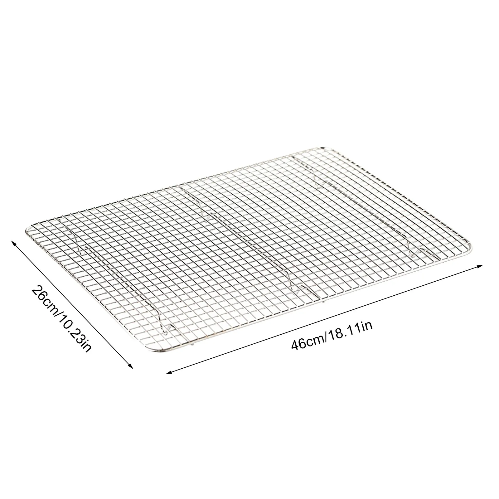 

Stainless Steel Cooling Rack Single Layer Biscuit Bread Cake Storage Rack Drip Dry Rack Grid Baking Pan For Kitchen Cooking Tool