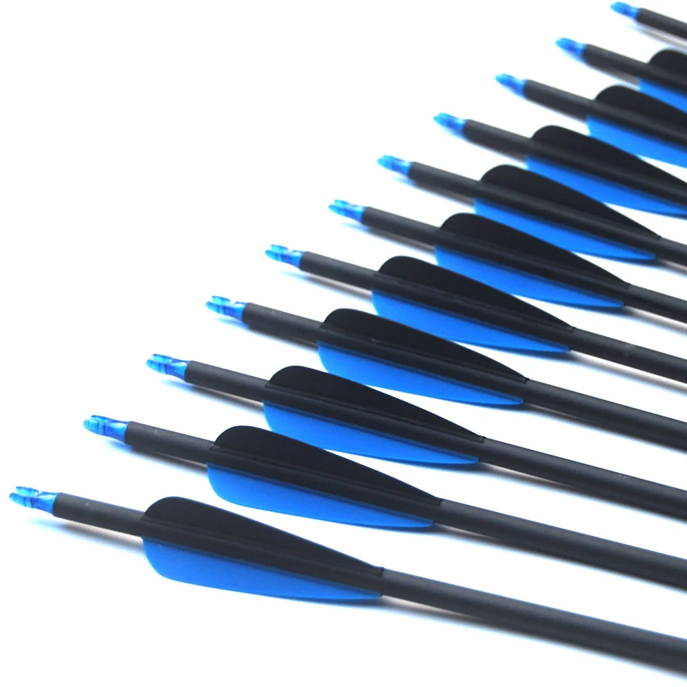 Стрелы для стрельбы из лука охотничьи стрелы углеродный вал 28/30/31 дюйма стрелки с