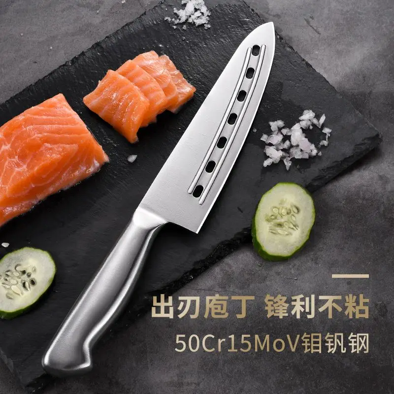 

7 Inch Pro Chef's Knife Stainless Steel Chef Knife Kitchen Knife Santoku Meat Cleaver Beef knife