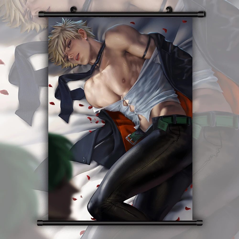 

Постеры Boku No My Hero моя геройская Академия Bakugo Аниме Картина на холсте искусство манга принты декор картины украшение спальни без рамки