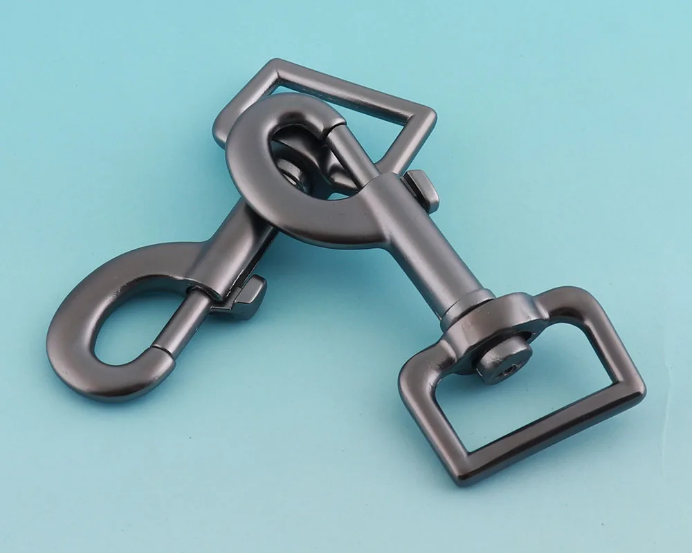 2 шт. 80*25 мм металлическая черная застежка на ремешке большая поворотная