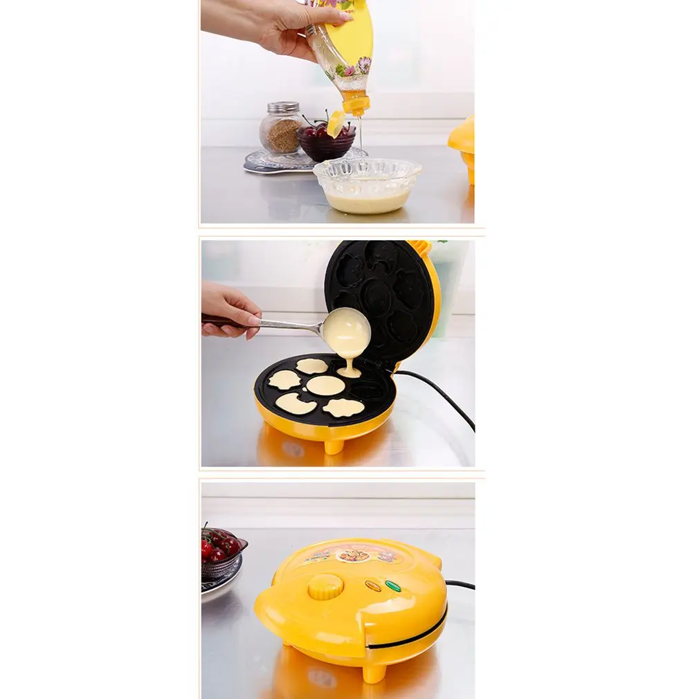 Бытовая Автоматическая машинка для выпечки тортов мультяшная детская Мини хлеба