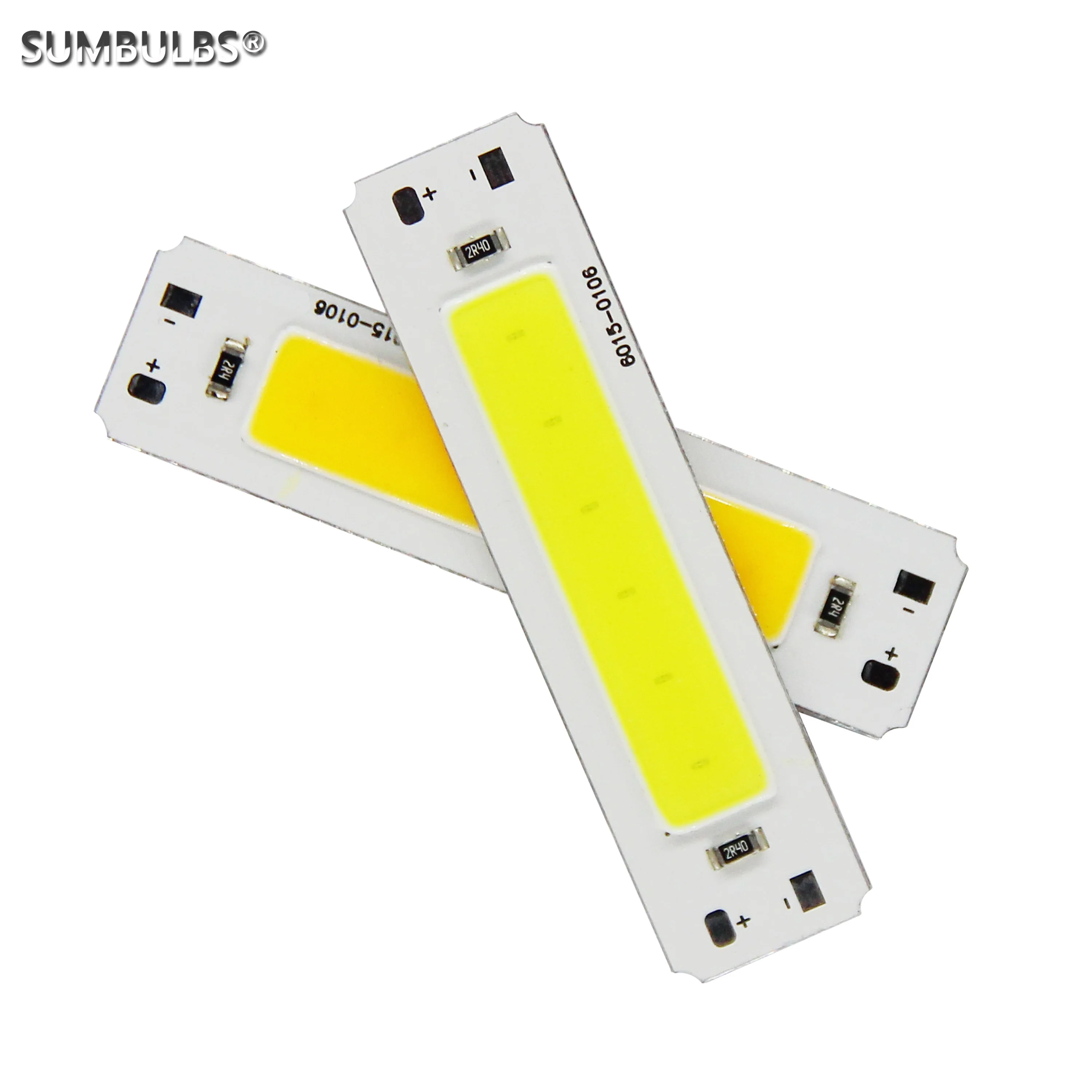 Лампочка 5V вход cob led лампа полоса светильник источник для DIY USB ing 2W 60*15mm 6cm бар чип