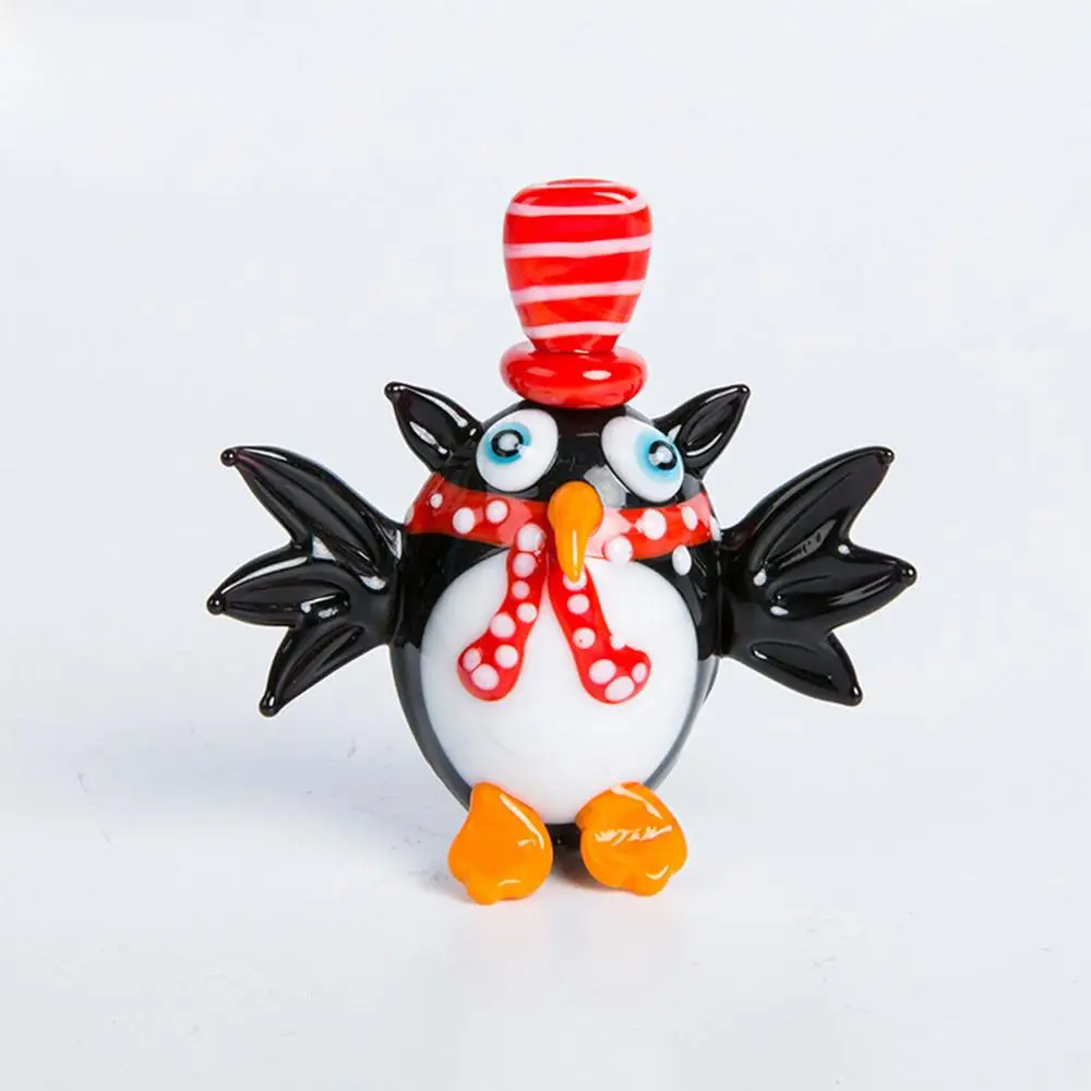 

Handmade Crystal Glass Blown Penguin Figurines Ornament Craft Paperweight Great Kids Christmas Gifts Home Table Decor Present