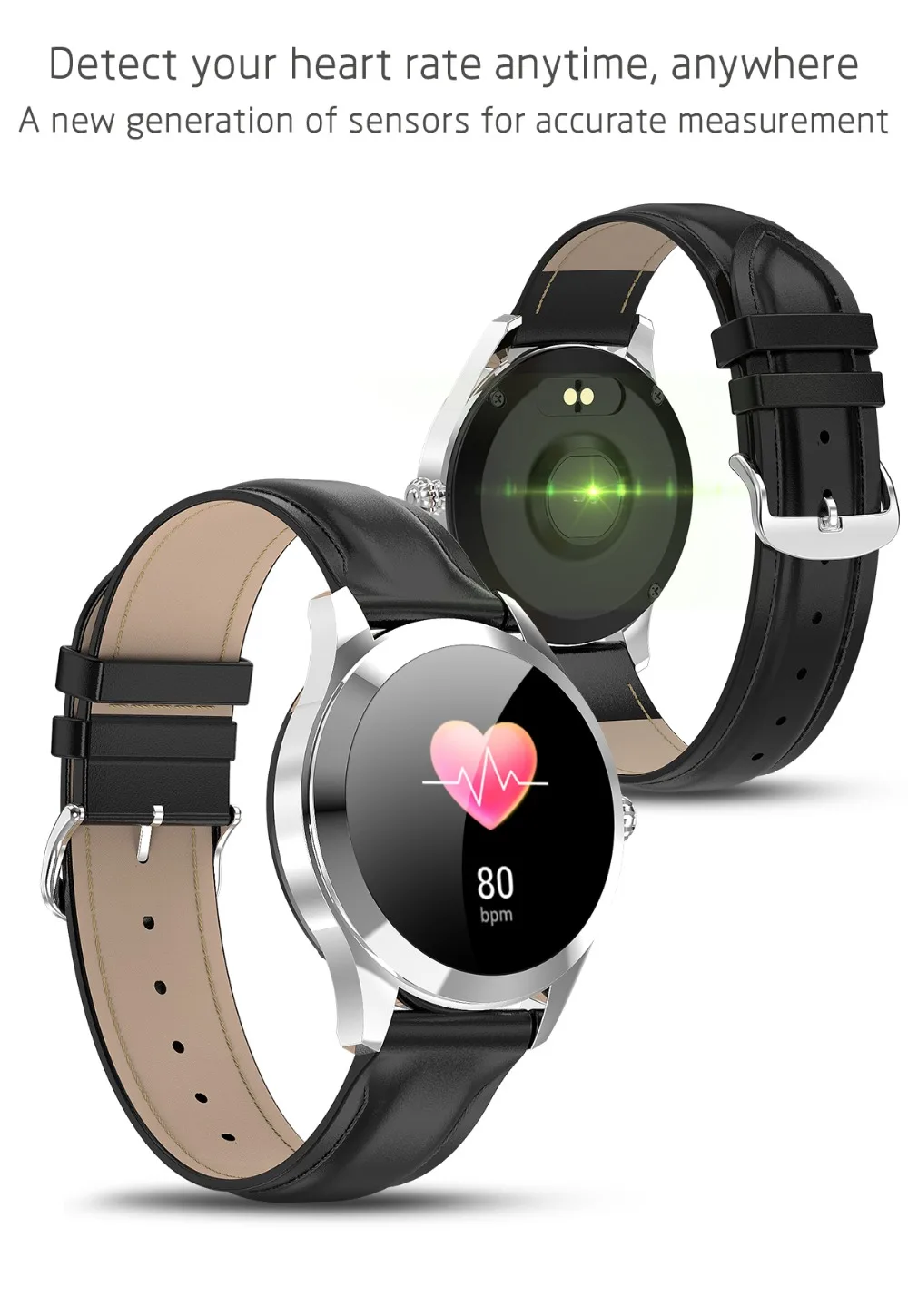 Новинка, женские Смарт-часы KW10, Смарт-часы с Bluetooth, IP68, водонепроницаемые Смарт-часы, физиологические часы для IOS