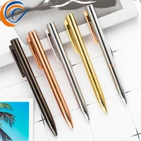 factory metal pen rotary ballpoint pen 12 pcs per set wholesale office stationery school supplies
