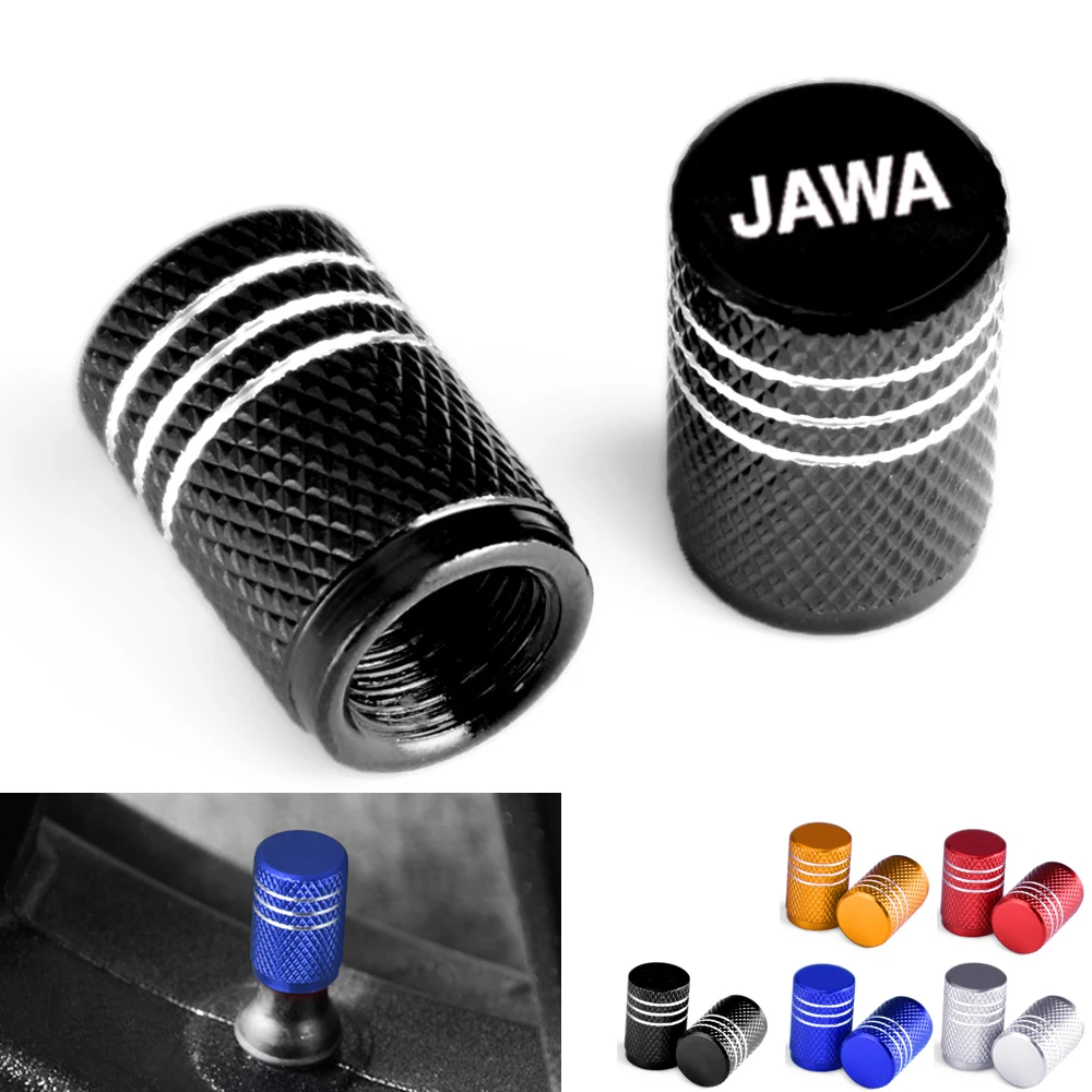 Tire Valve Caps CNC Aluminum Alloy Tyre Dust Cover For JAWA Forty Two Jawa Perak 2018 2019 2020 Motorcycle Accessories