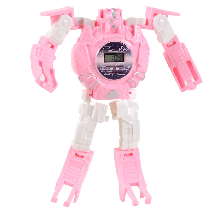 Часы детские электронные с телескопической деформацией для мальчиков и