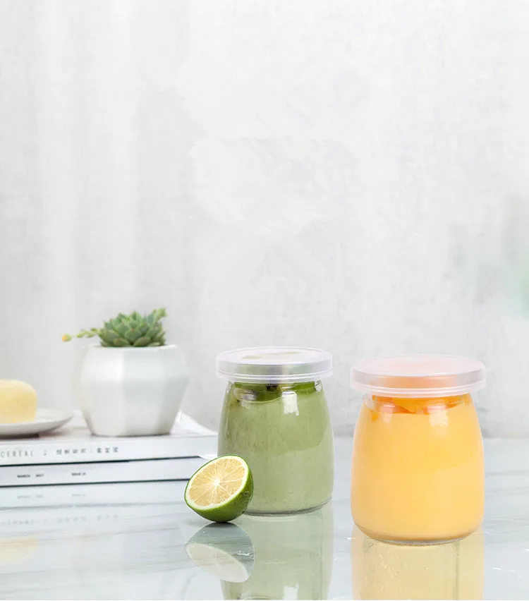 1 шт. милый стеклянный контейнер для молока|glass sealed jar|jar storagesealed jar |