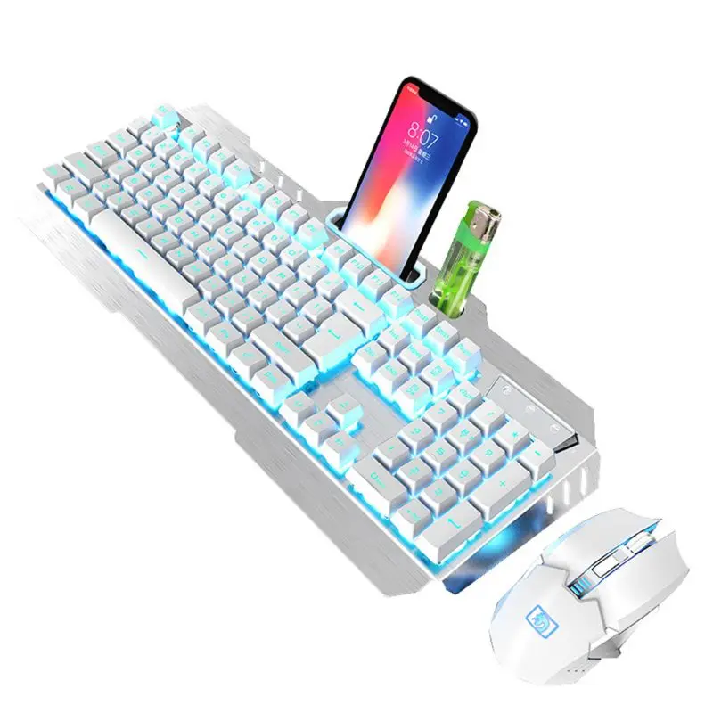 

2.4G Wireless Keyboard and Mouse Set DPI Adjustable Rechargeable Backlight Keyboard Mice