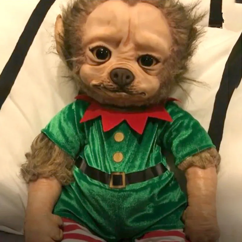 Игрушка новорожденный младенец Grinch Реалистичная мультяшная кукла