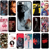 tv killing eve phone cover cases for apple iphone 8 7 6 6s plus x xs max 5 5s se 2020 xr 11 11pro max soft back coque shell capa
