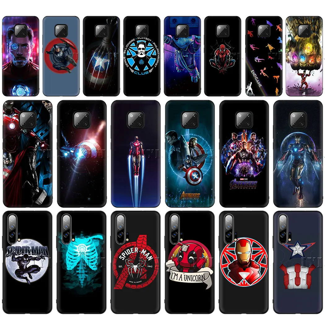 Мстители Капитан Америка Железный человек мягкий силиконовый чехол для телефона