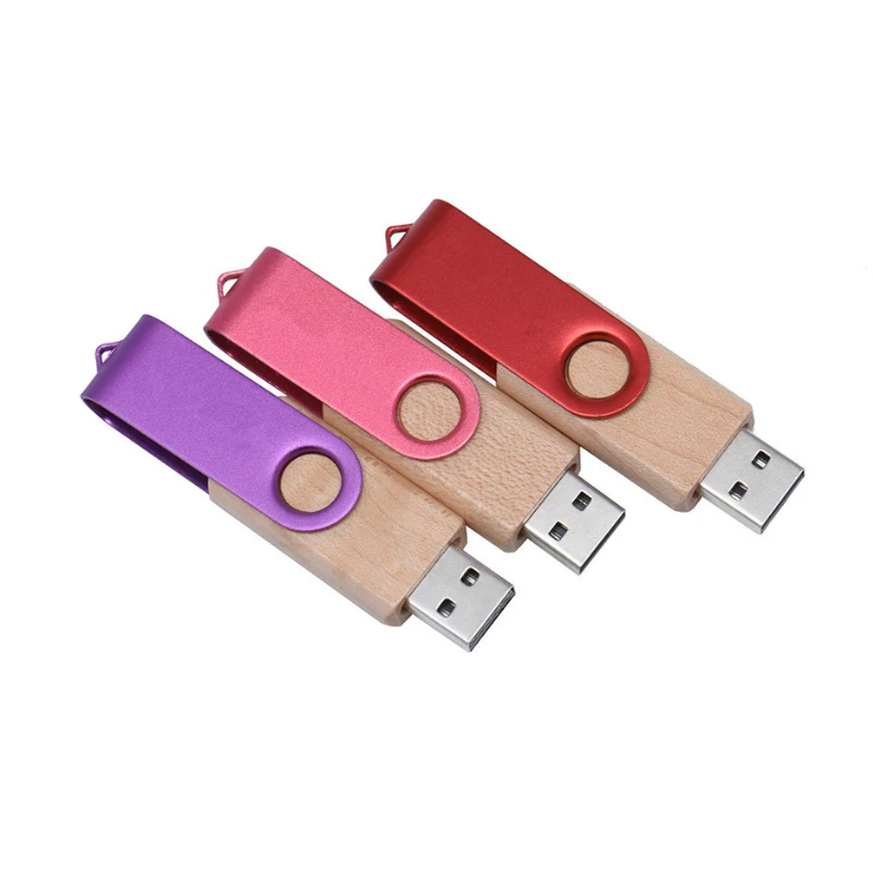 Лидер продаж деревянная и металлическая флеш-диск USB 2 0 Подарочная Флешка для