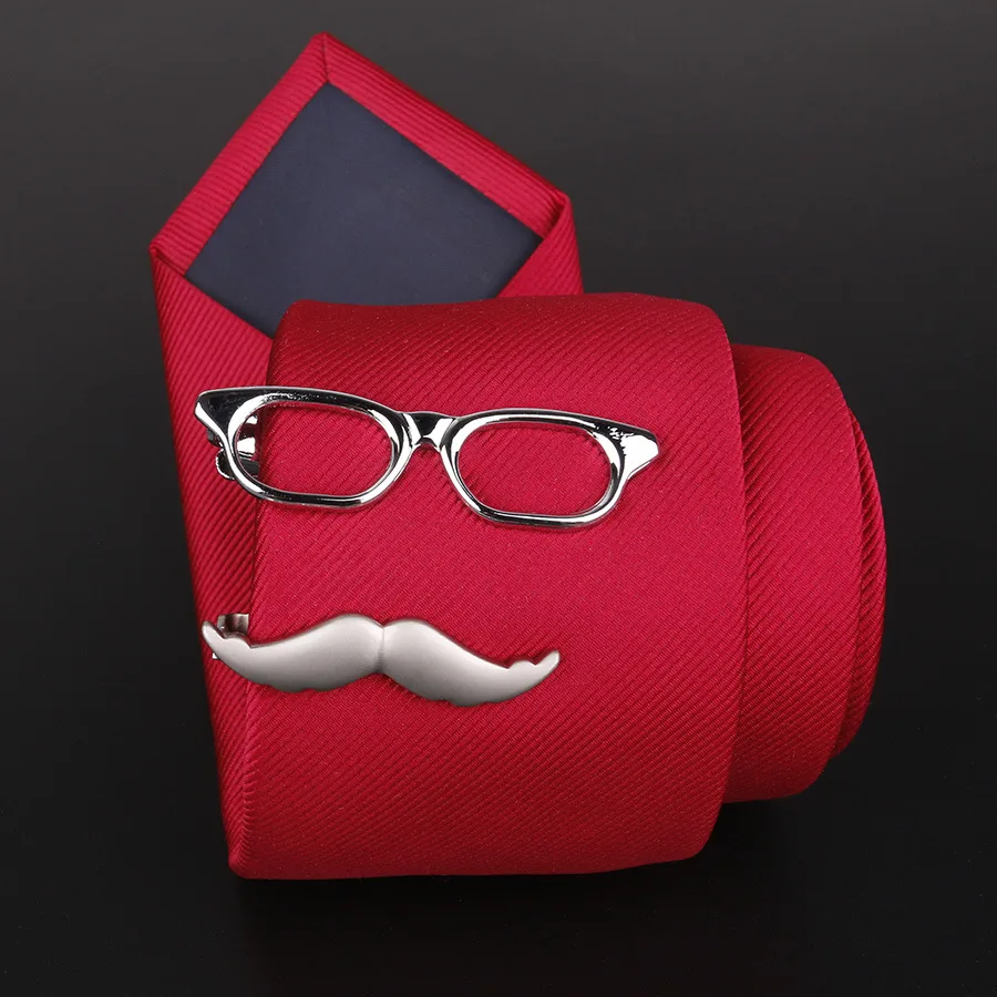 Металлический мужской зажим для галстука Linbaiway мягкий классический галстук