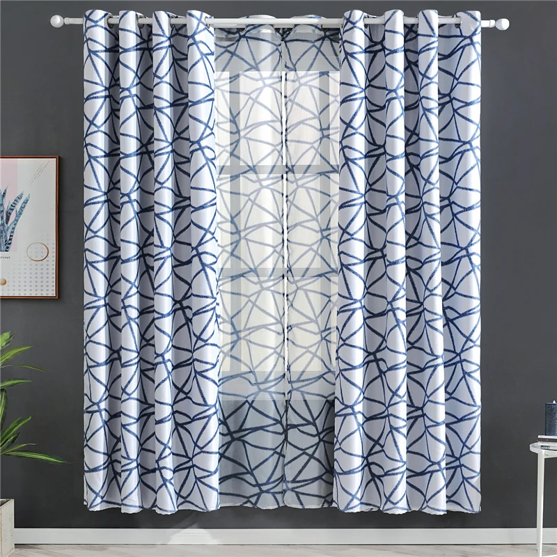 Затемняющие шторы YokiSTG для гостиной спальни несимметричные полосы термоузор