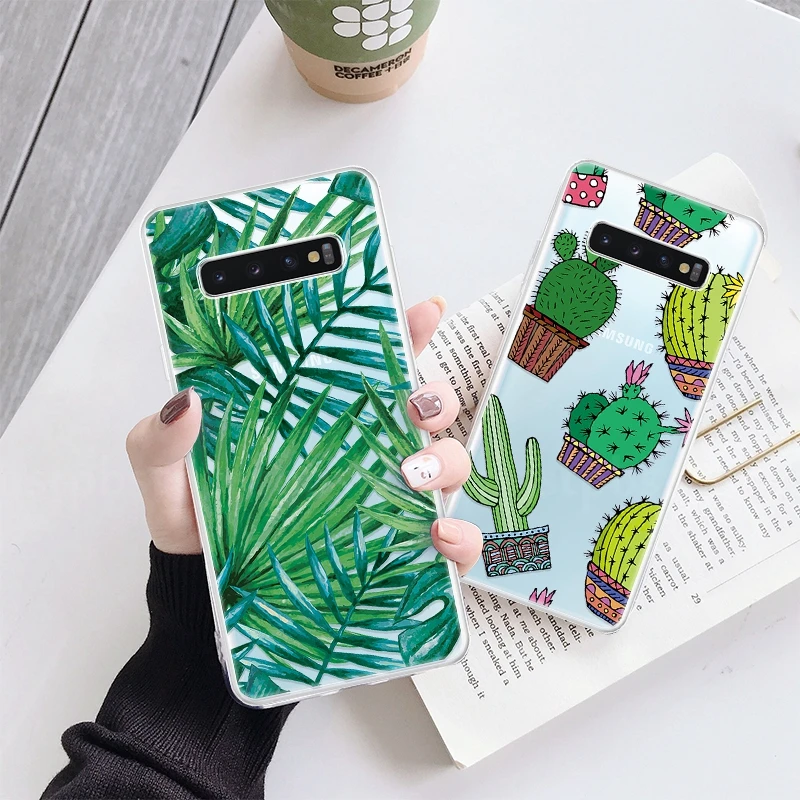 Мягкий силиконовый чехол для телефона Samsung Galaxy A50 A30 S10 Plus S10 S10e, защитный чехол из ТПУ с мультяшным принтом для Samsung A50 A30