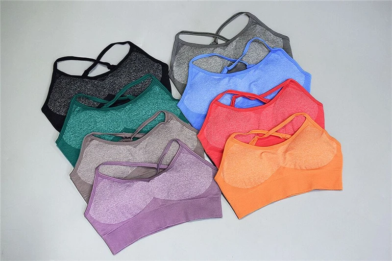 Женские спортивные костюмы из 2 предметов бесшовные комплекты для йоги леггинсы