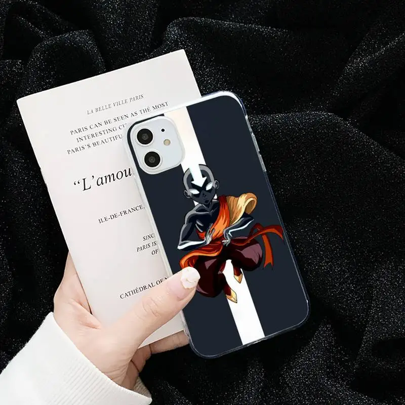 

Avatar The Last Airbender Phone Case Transparent for iPhone 6 7 8 11 12 s mini pro X XS XR MAX Plus cover funda shell