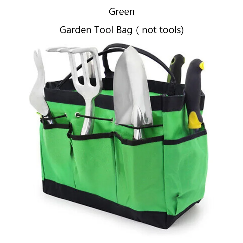 Сумка для инструментов садовый Органайзер из зеленой ткани Оксфорд 8 карманов