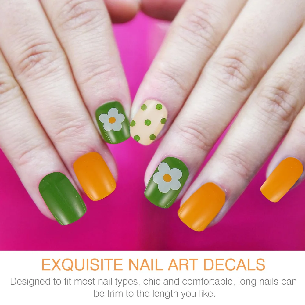 

192pcs Fake Nails Detachable Nail Pieces Fingernails Stickers (Mixed Style)