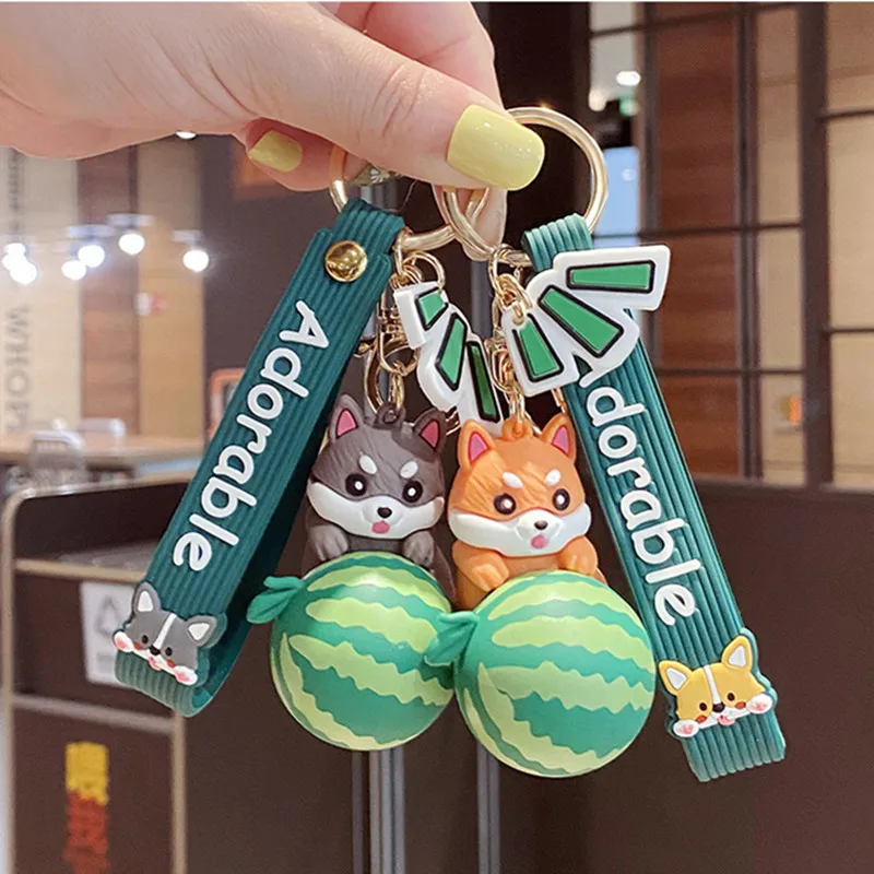 

Креативные Мультяшные брелоки с милыми фруктами, животными, куклой, маленькой девочкой, автомобилем, брелок для ключей, женский милый брелок с подвеской для сумки, аксессуары для ключей