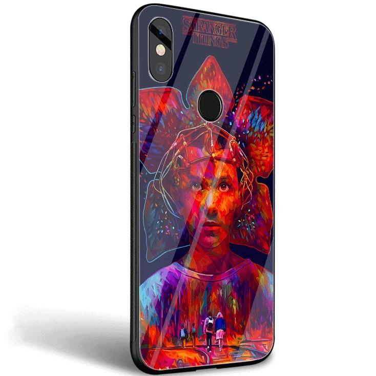 Mobile Phone Case Glass TPU for Xiaomi mi Note7 5 6 Pro Poco F1 A1 A2 4X 5X 6X 9 Cover Strange things hot TV strangers stuff sea | Мобильные