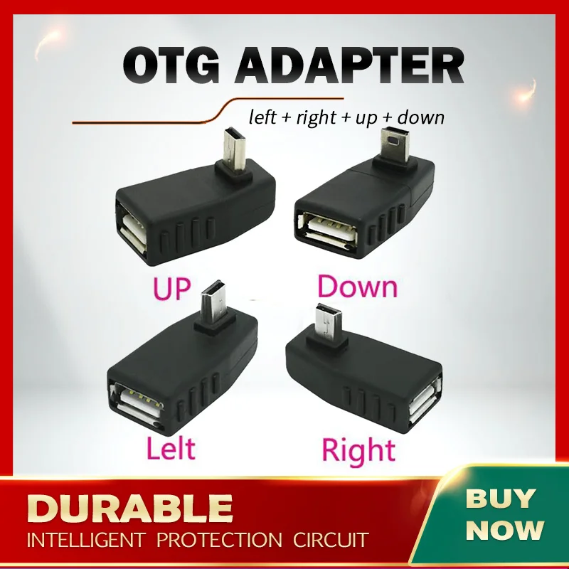 

4 шт., переходник с USB на Mini USB