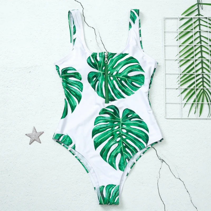 Полосатый купальный костюм 2021 Цельный купальник Женский монокини с открытой