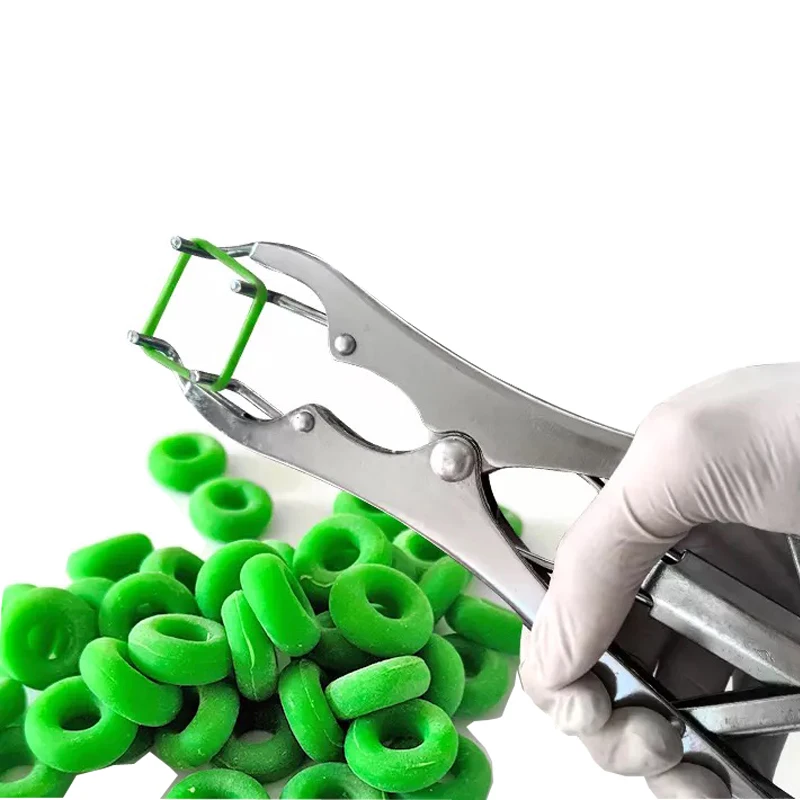 Профессиональные плоскогубцы для кастрации животных/100 шт. резиновое кольцо