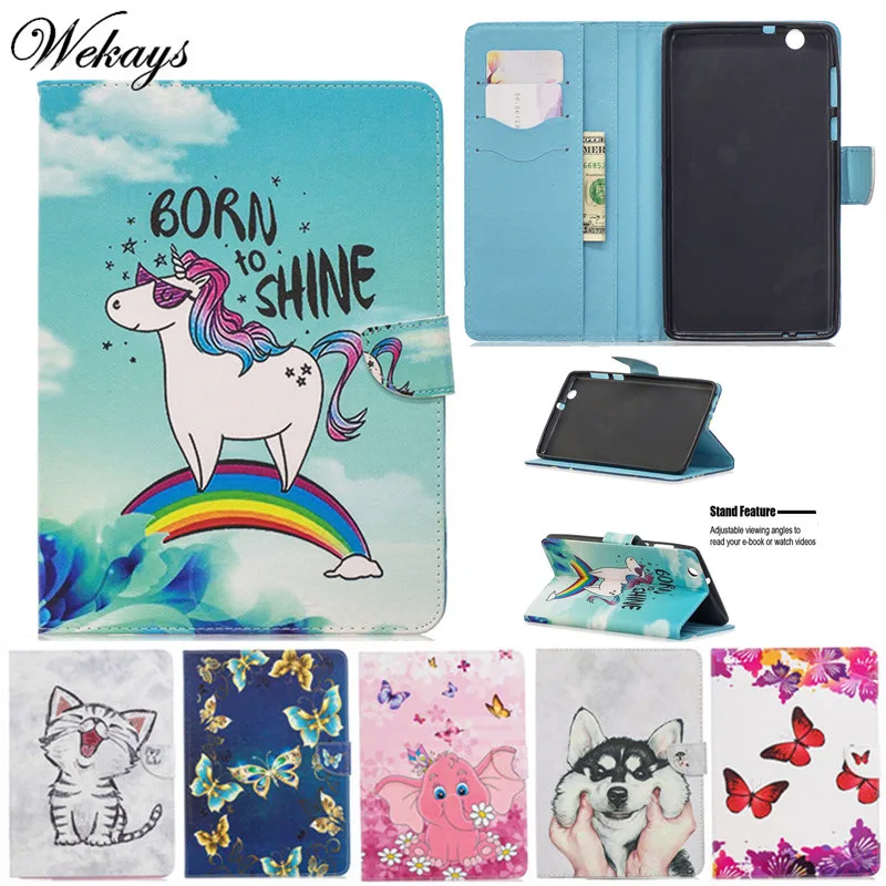 

Wekays Cover For Huawei T3 7.0 3G Cartoon Leather Case For Huawei MediaPad Media Pad T3 7.0 3G Version BG2-U01 7 inch Cover Case