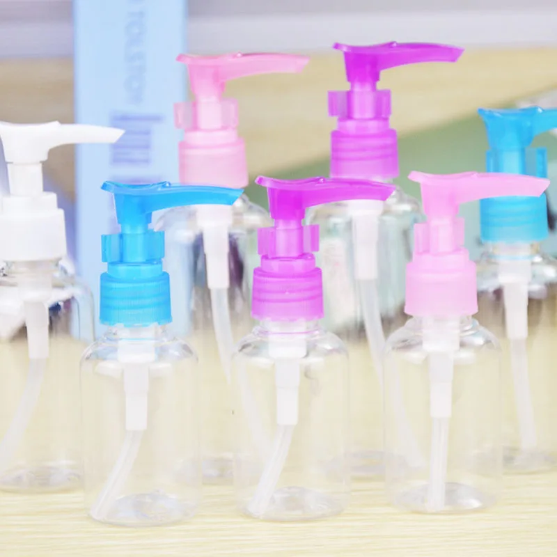 2 шт. пластиковые флаконы для жидкого крема 50 мл 75 100 мл|Многоразовые бутылки| |