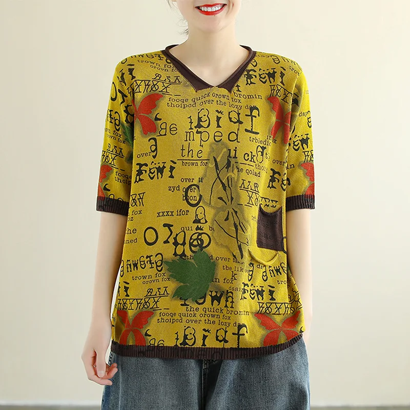 Max LuLu новинка 2020 летний корейский стиль женские пуловеры с принтом Женские