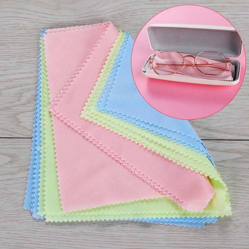 5 шт. салфетки для очков из микрофибры чистящие креативные экраны телевизоров